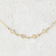 Birthstone Multi Star Diamond Necklace