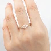 Teresa Ring, Oval Rose Cut Diamond