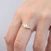 Teresa Ring, Oval Rose Cut Diamond