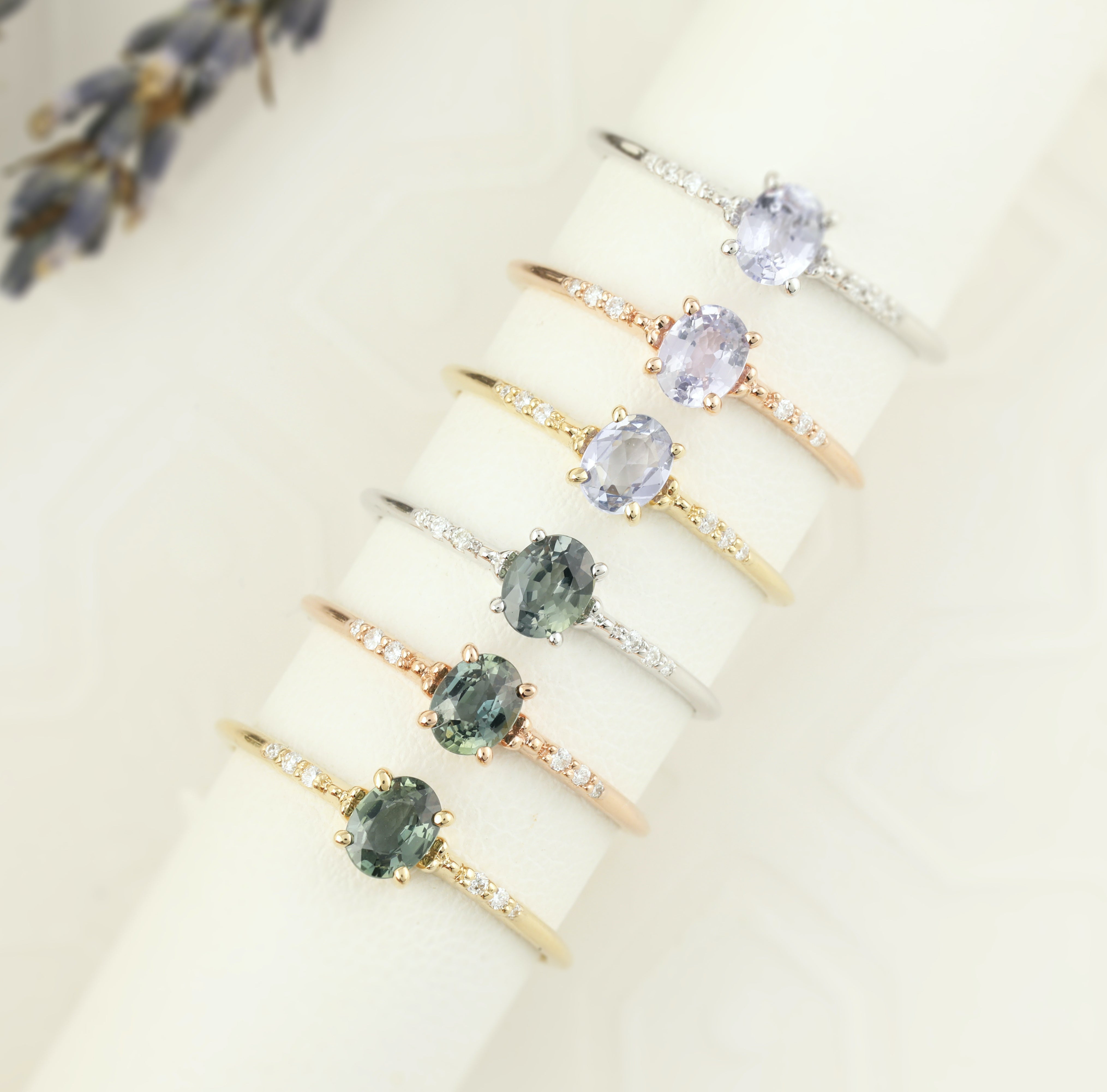 Eloise Ring, 0.40ct Unheated Sapphire