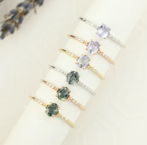 Eloise Ring, 0.40ct Unheated Sapphire