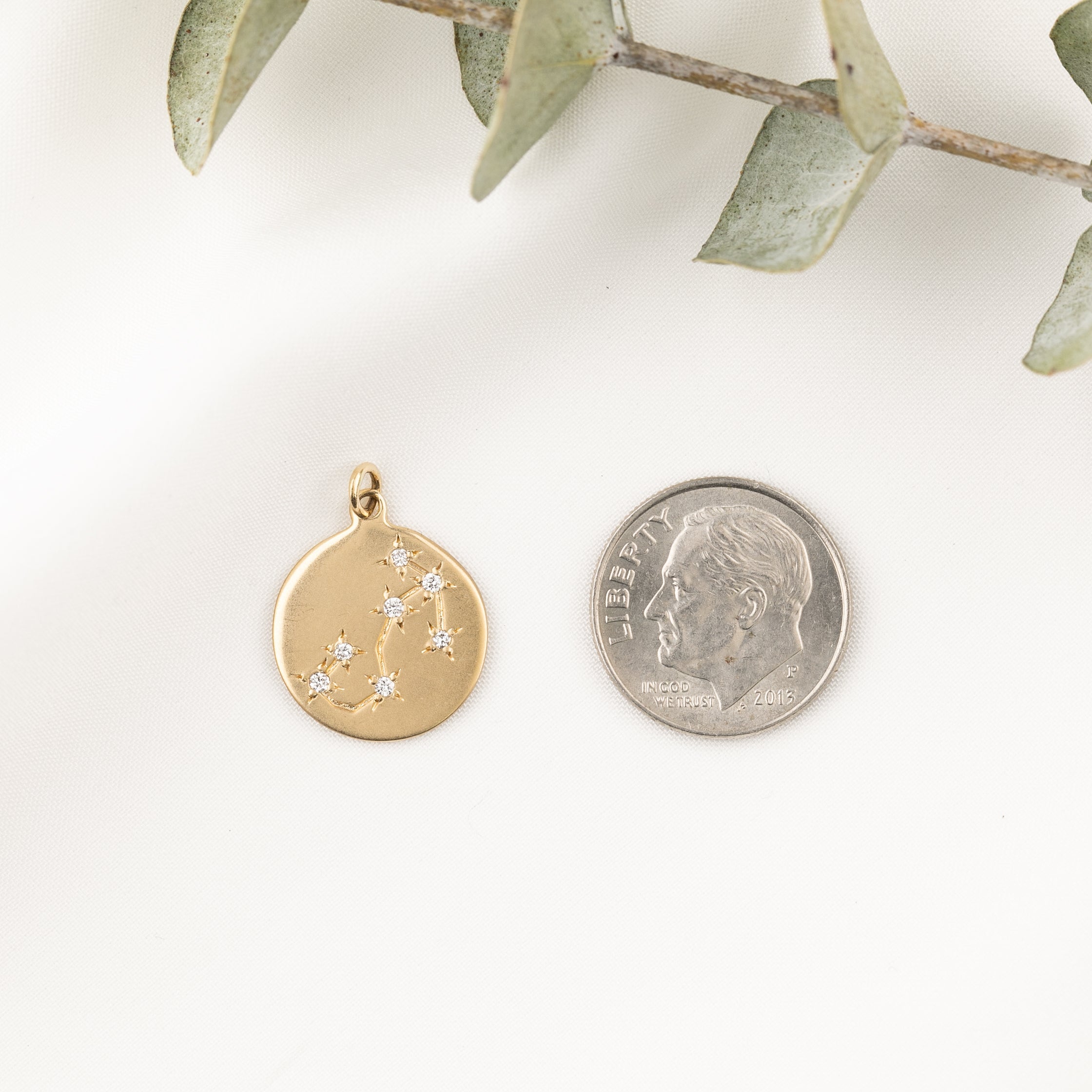 Star Constellation Zodiac Necklace (Charm Option)