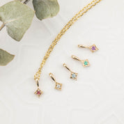 Birthstone Star Necklace