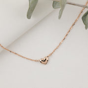 Heart bracelet Pave or Plain Style