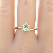 1.49ct Pear Cut Light Green Montana Sapphire SF321