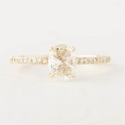 Maria Ring, Oval Rose Cut Diamond