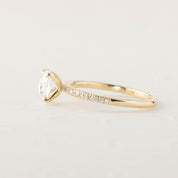 Maria Ring, Oval Rose Cut Diamond