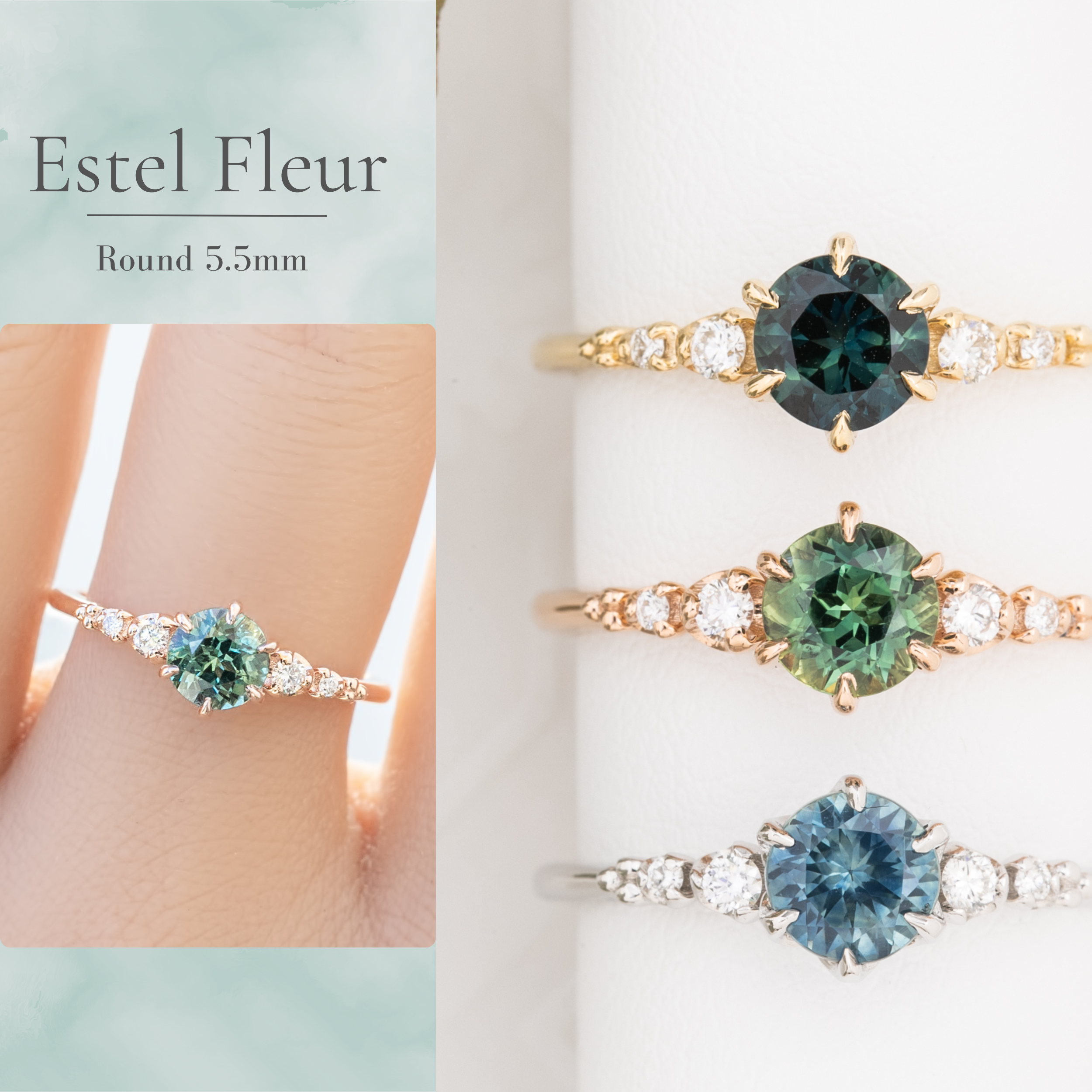 Estel Fleur Setting - Six Prongs