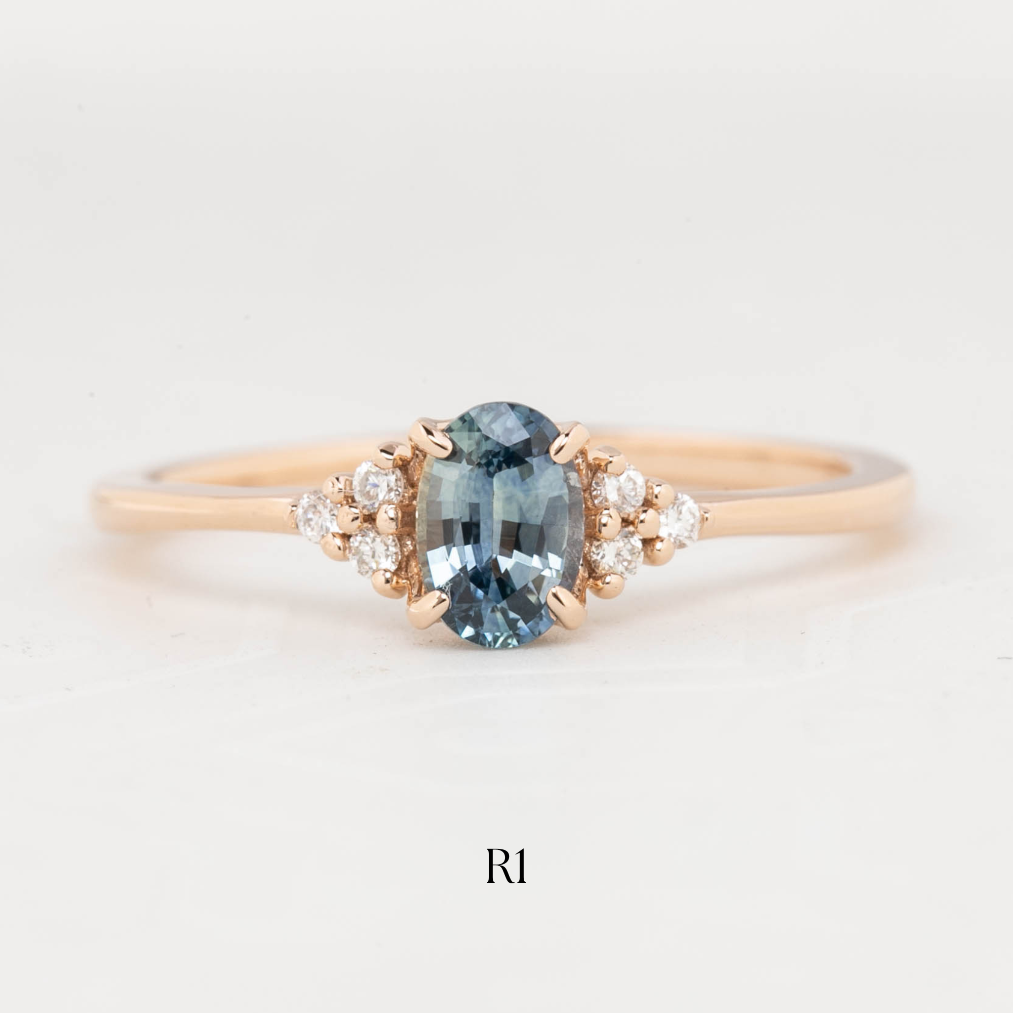 Teresa Ring, 0.60ct Montana Sapphire