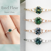 Estel Fleur Setting - Six Prongs