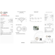 Alice Ring, IGI Certified 1.34ct Round Lab Diamond, 14k Yellow Gold (One of a kind)