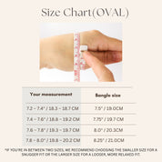 3mm Gold Diamond Bangle Bracelet