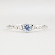 【即日配送】エステルフルールリング ・0.30ct・非加熱マダガスカル産ピンクサファイア・K14YG