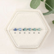 Estel Ring, 0.15ct Montana Sapphire