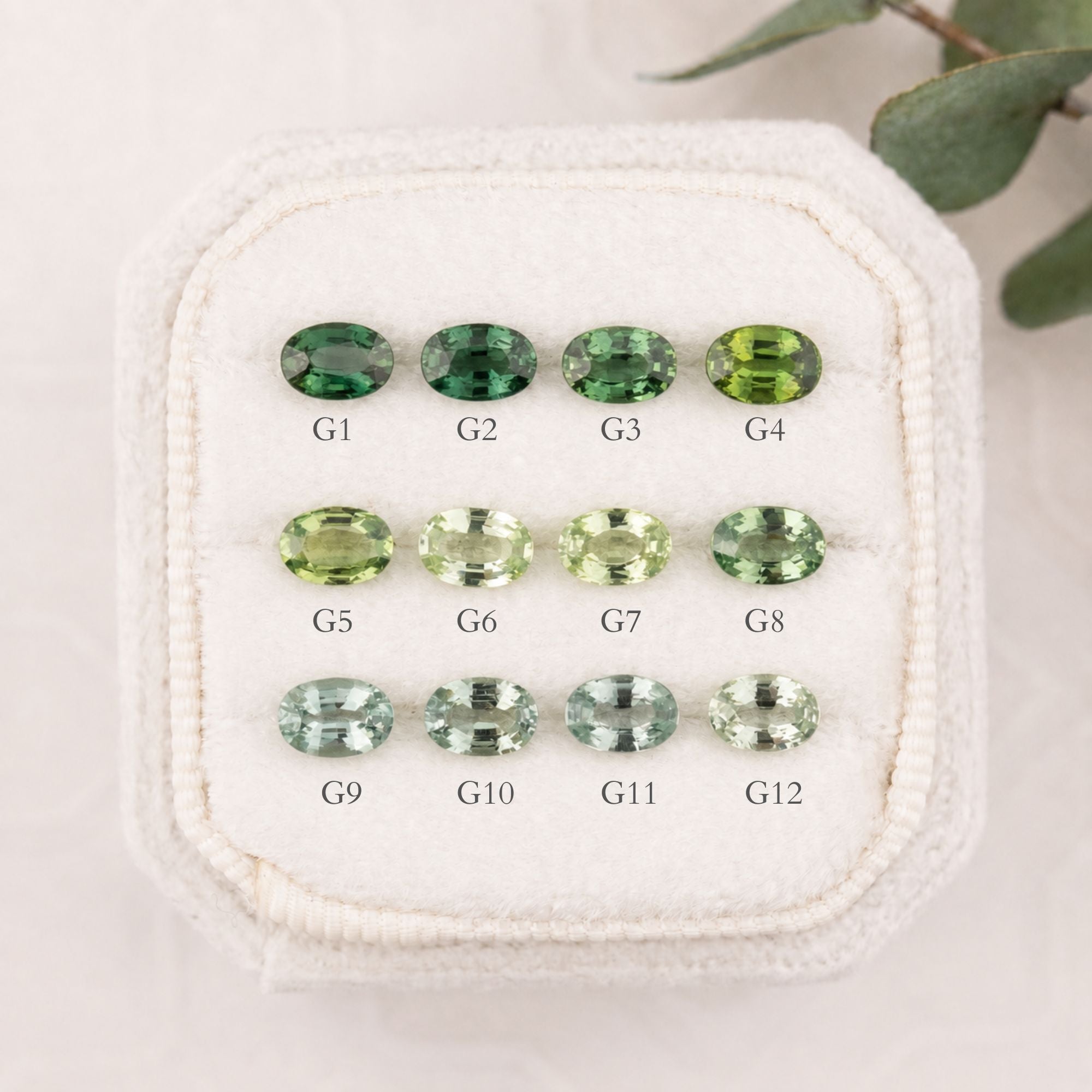 0.50ct Calibrated Oval Madagascar Green Sapphire (6x4mm) CS155(BG)