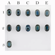 0.85ct Calibrated Oval Madagascar Sapphires Teal Blue (7.0mm)