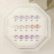 0.25ct Calibrated Round Madagascar Pink Purple Sapphires (4.0mm) CS316