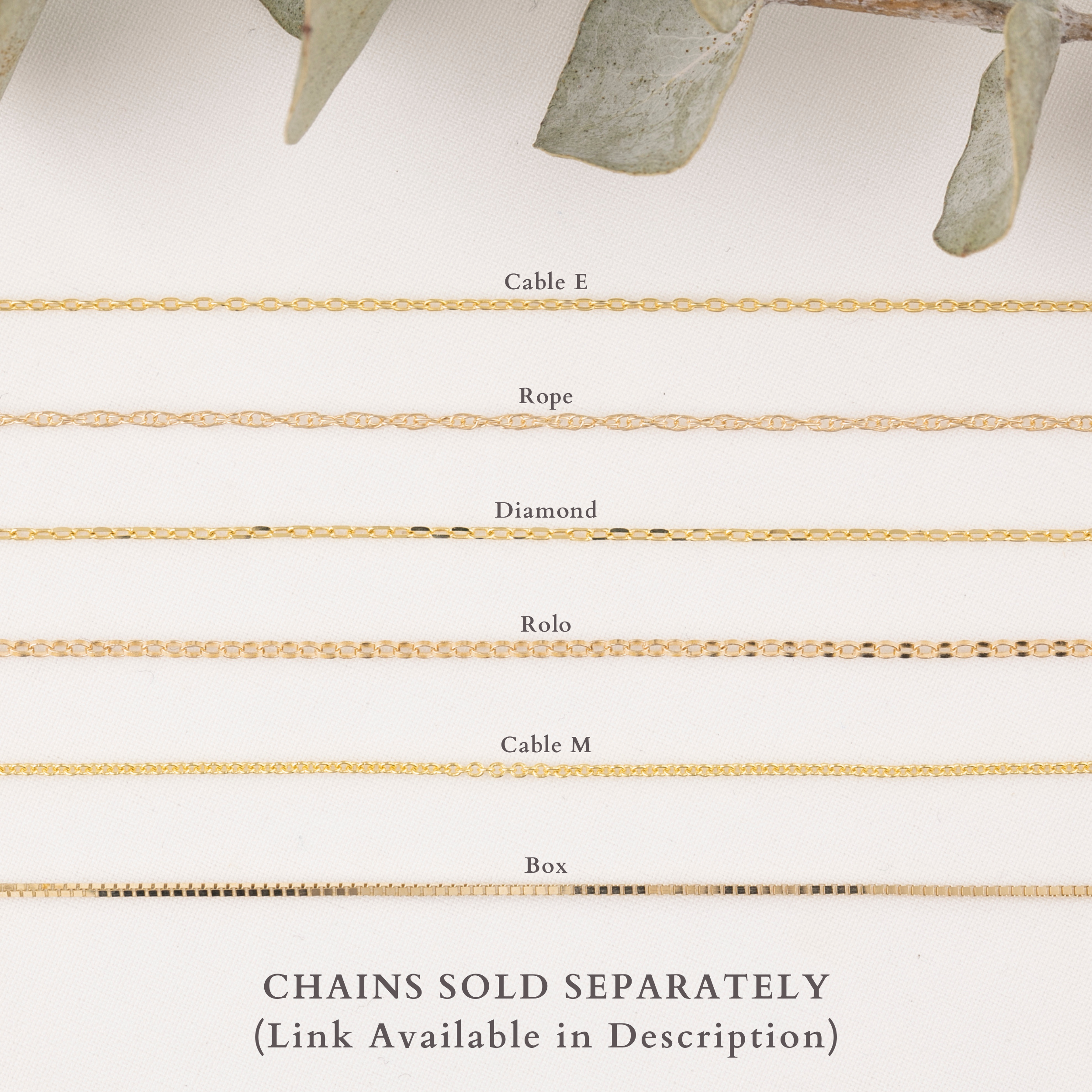 Bezel Set Charm Necklace Setting