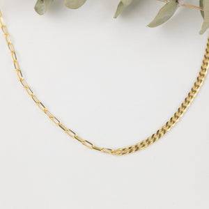 Curb & Paperclip Chain