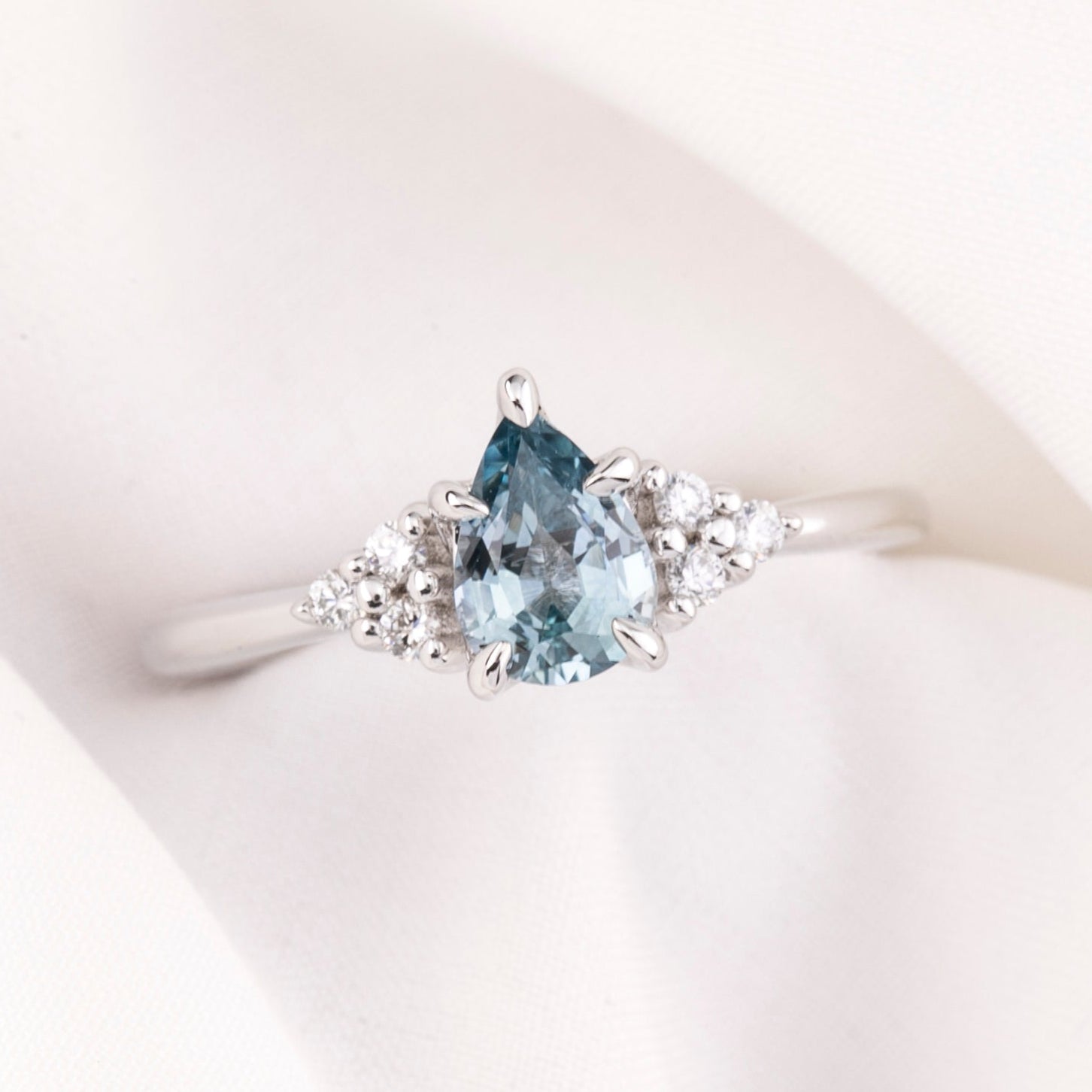 Teresa Ring, 0.76ct Montana Sapphire