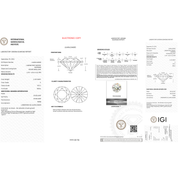 Maria Luxe Ring, IGI Certified 1.3ct Lab Diamond, 14K Yellow Gold (One of a kind)