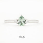 【即日配送】エミリーリング ・0.55ct・加熱モンタナ産ブルーサファイア・K14YG