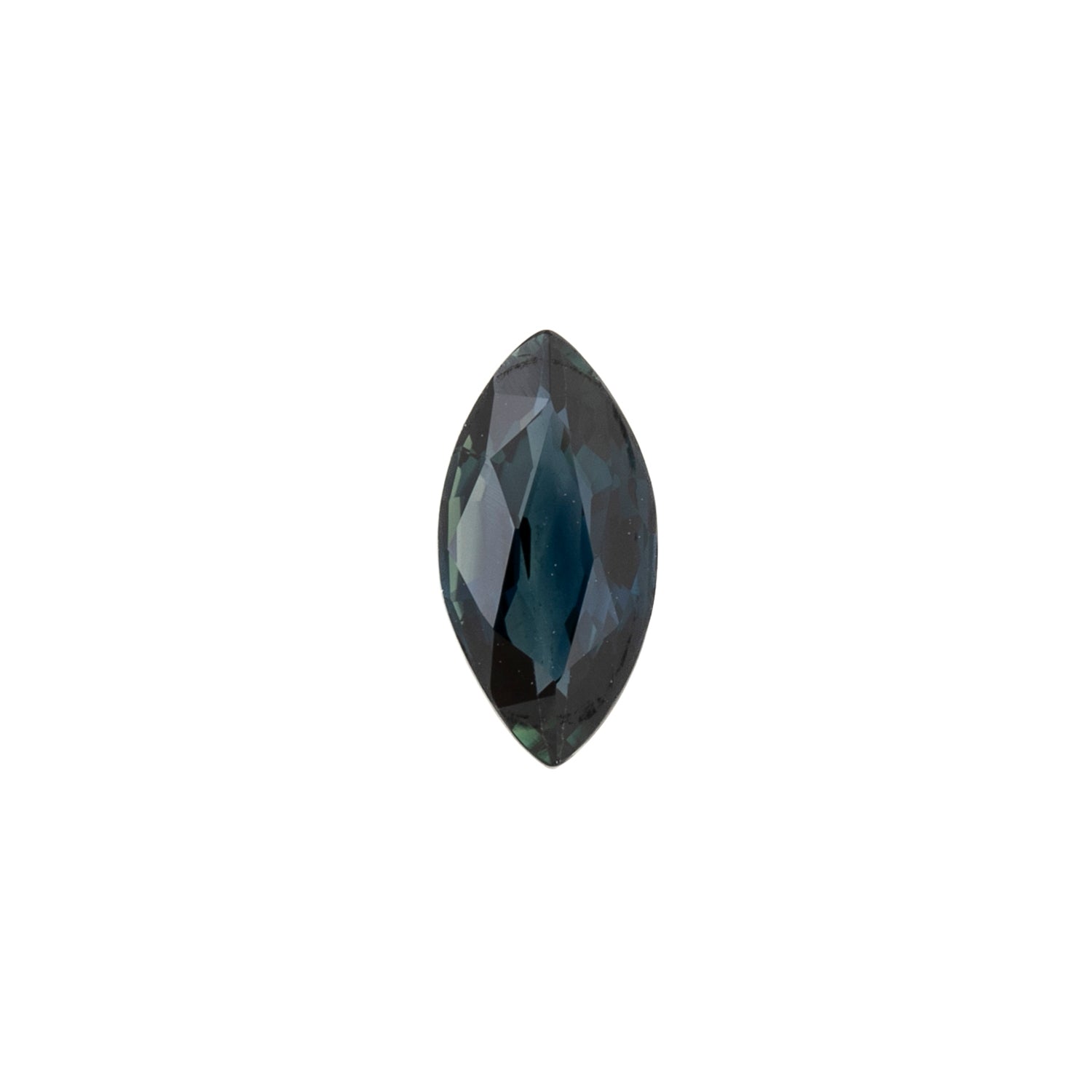 1.24ct Marquise Cut Dark Teal Blue Madagascar Sapphire SF248