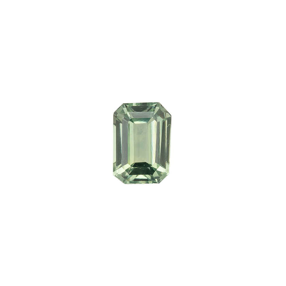 1.28ct Emerald Cut Mint Green Montana Sapphire SF309