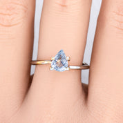 1.19ct Pear Cut Light Blue Madagascar Sapphire SF370