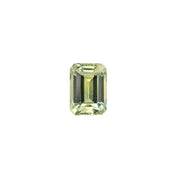 1.39ct Emerald Cut Light Green Montana Sapphire SF405