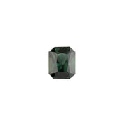 1.17ct Emerald Cut Deep Teal Blue Sapphire SF470