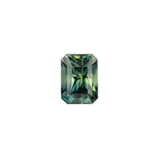 2.00ct Radiant Cut Parti Blue Green Madagascar Sapphire SF471