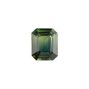 2.39ct Emerald Cut Parti Blue Green Madagascar Sapphire SF472