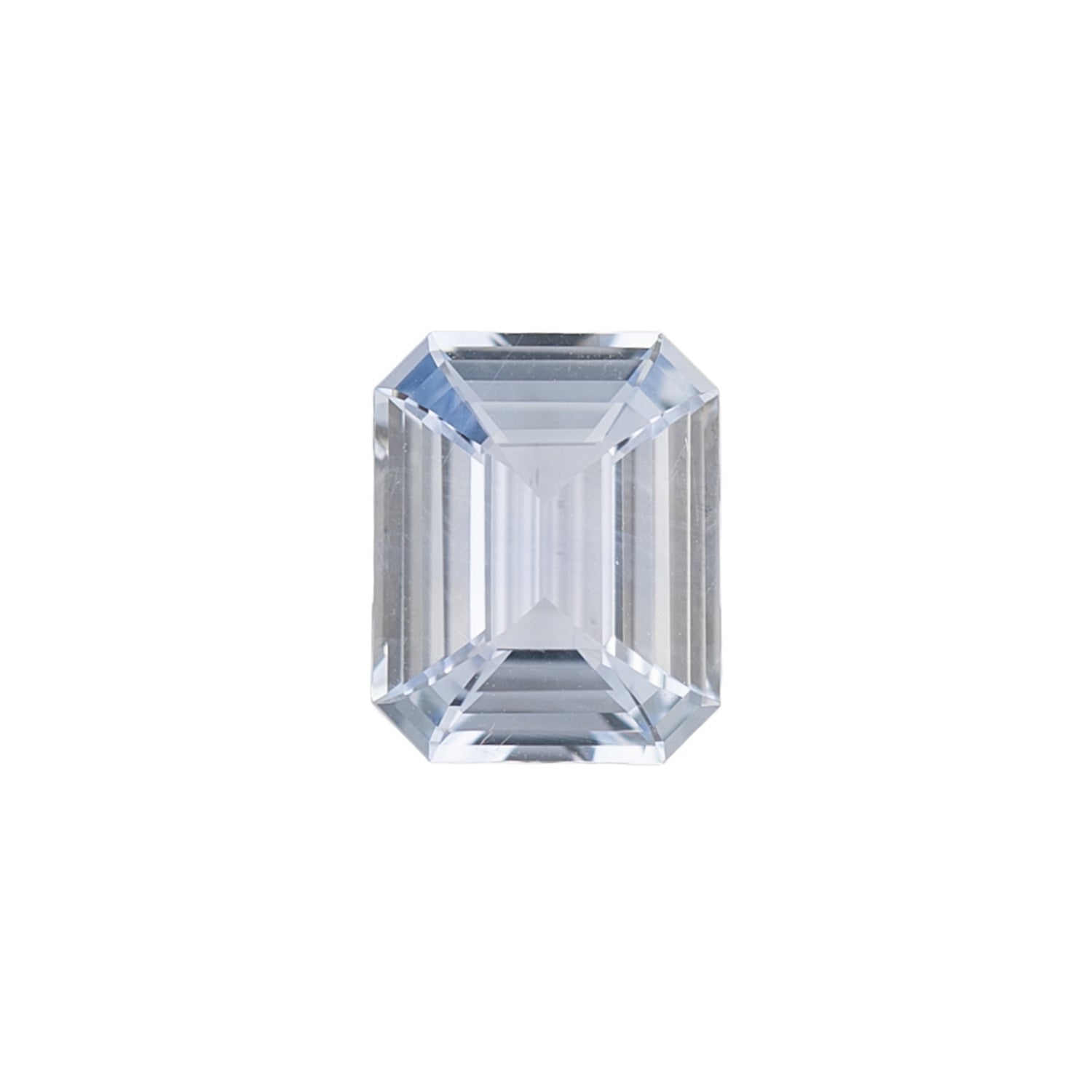 2.75ct Emerald Cut Light Blue Ceylon Sapphire SF473