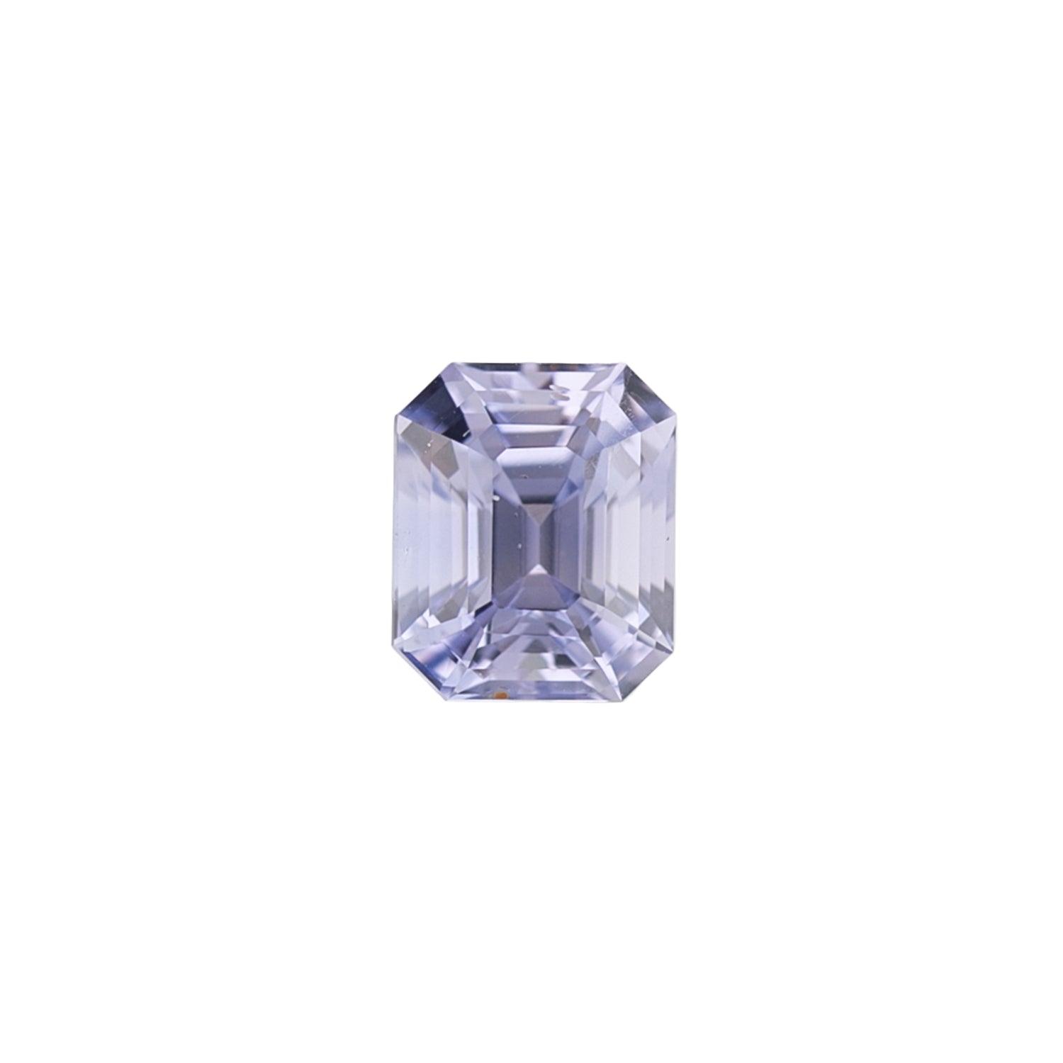 2.50ct Emerald Cut Lavender Purple Madagascar Sapphire SF474