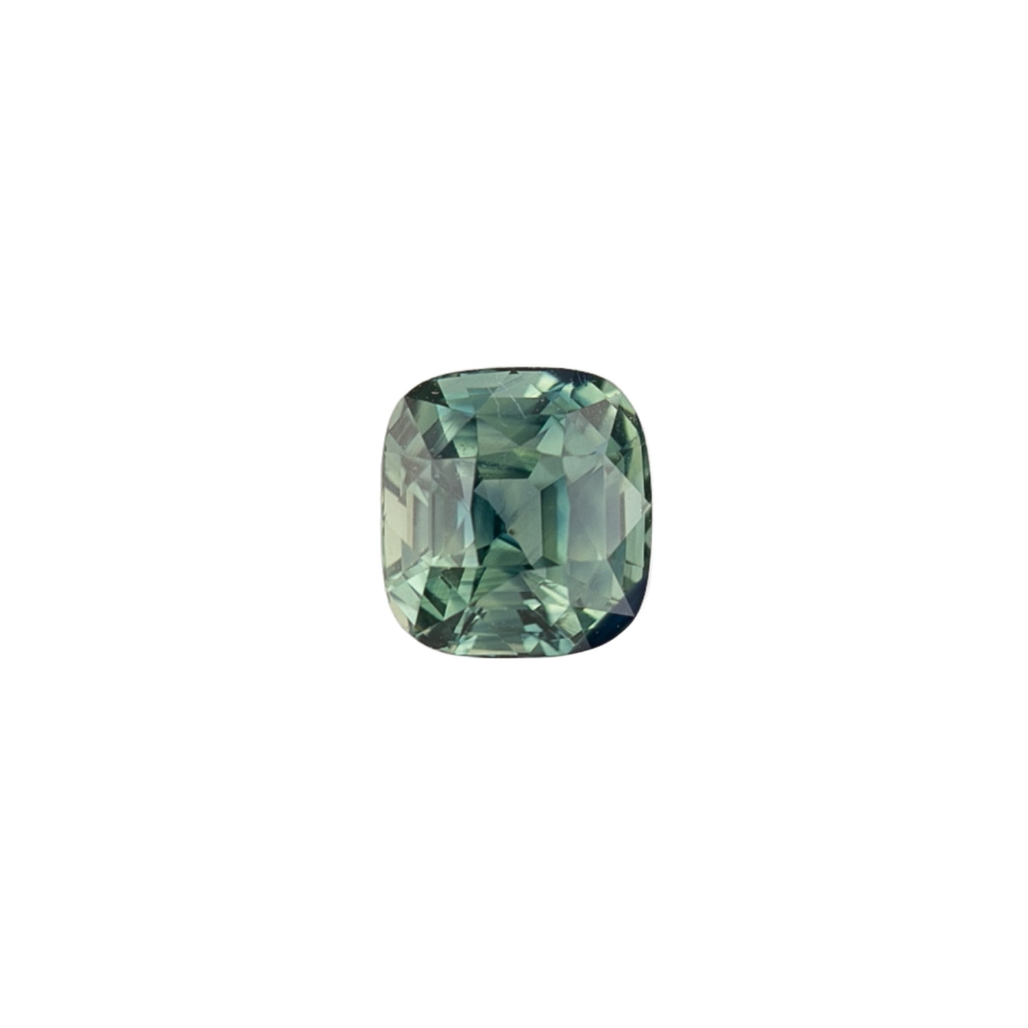 1.92ct Cushion Cut Teal Blue Madagascar Sapphire SF478