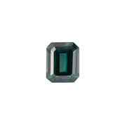 2.06ct Emerald Cut Teal Blue Queensland Sapphire SF486