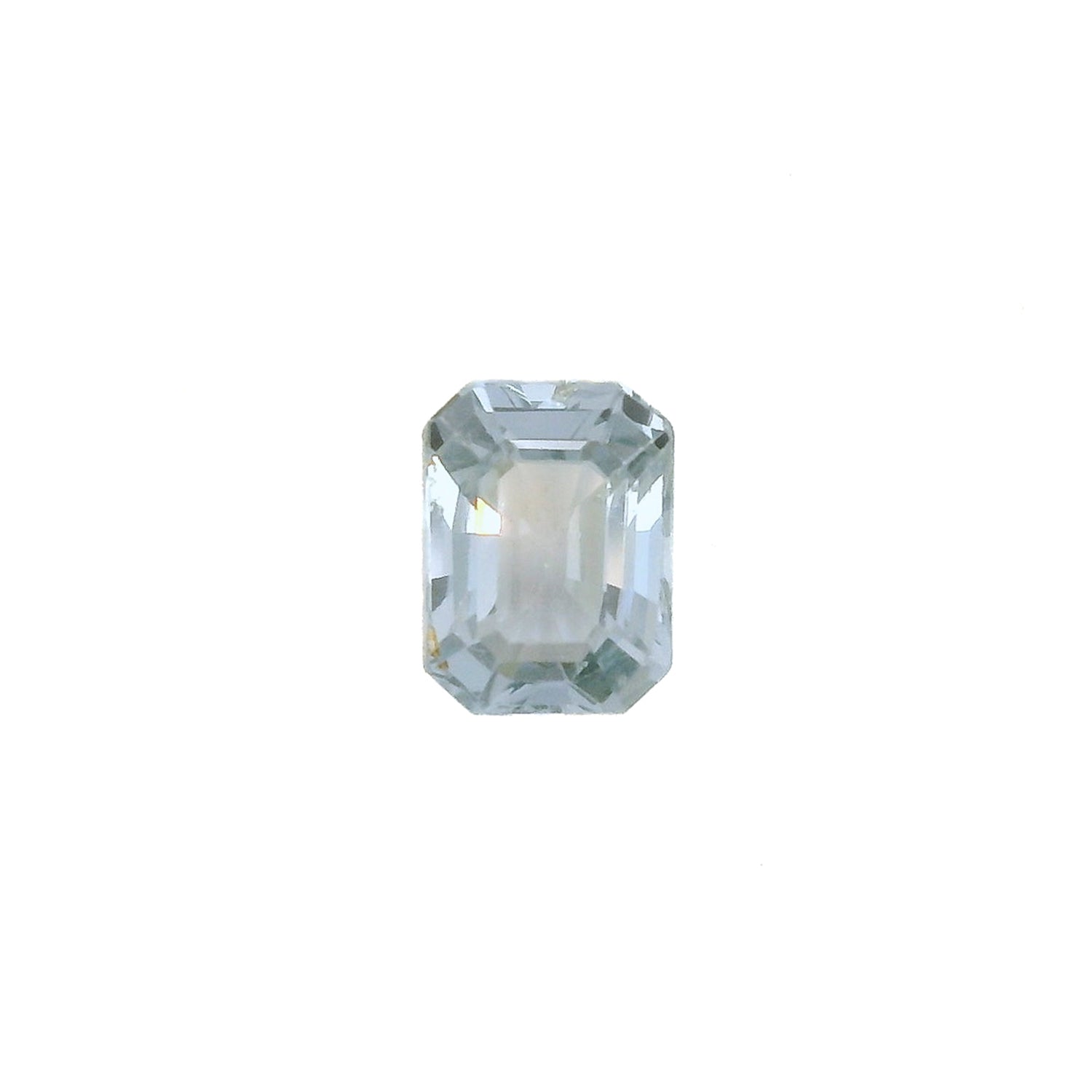1.63ct Emerald Cut Light Blue Madagascar Sapphire SF520