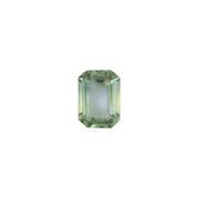 1.09ct Emerald Cut Green Madagascar Sapphire SF521