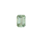1.36ct Emerald Cut Light Blue Green Madagascar Sapphire SF523