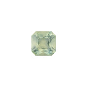 1.60ct Asscher Cut Light Green Montana Sapphire Sapphire SF560