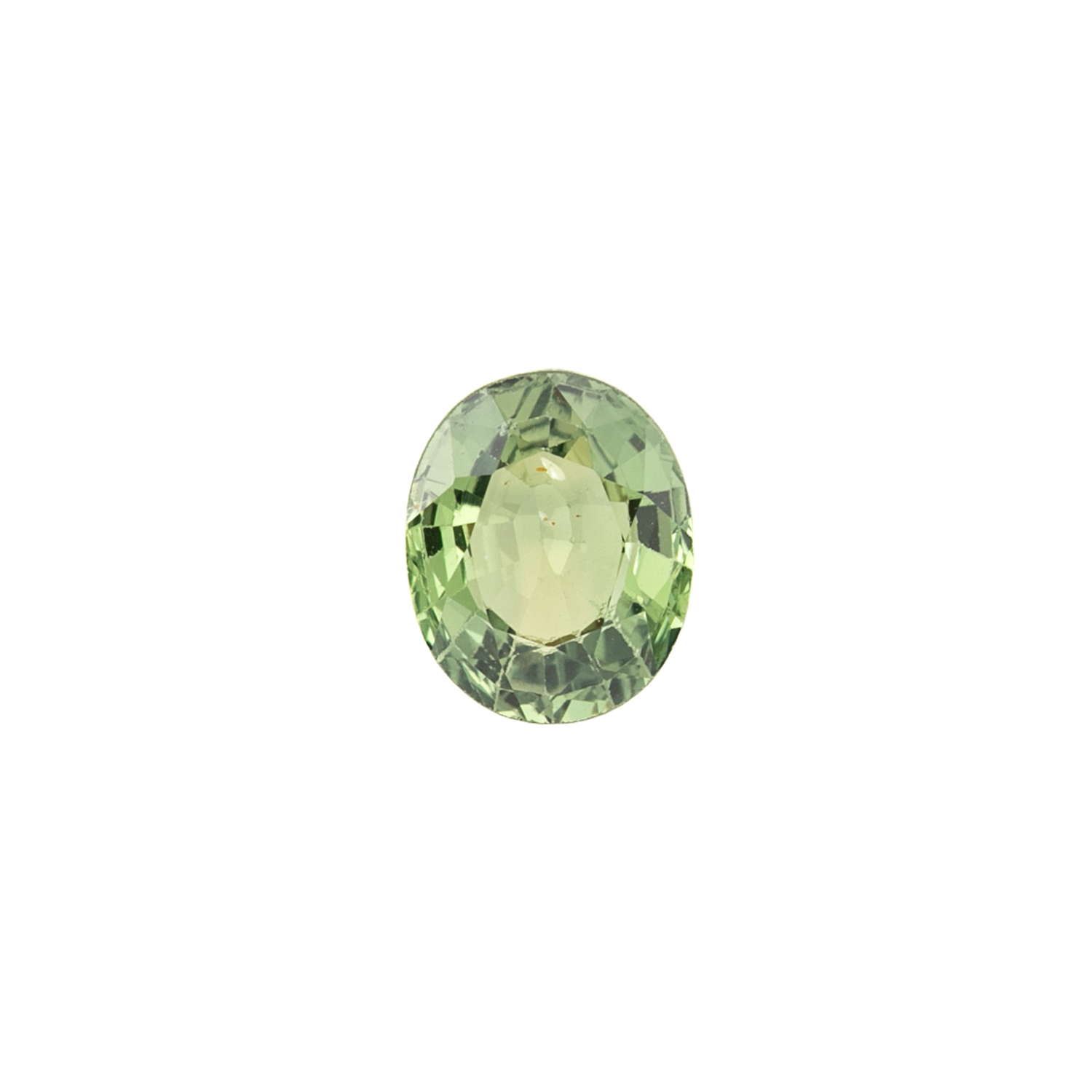 2.16ct Oval Cut Green Madagascar Sapphire SO529