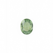 1.21ct Oval Cut Green Madagascar Sapphire SO532
