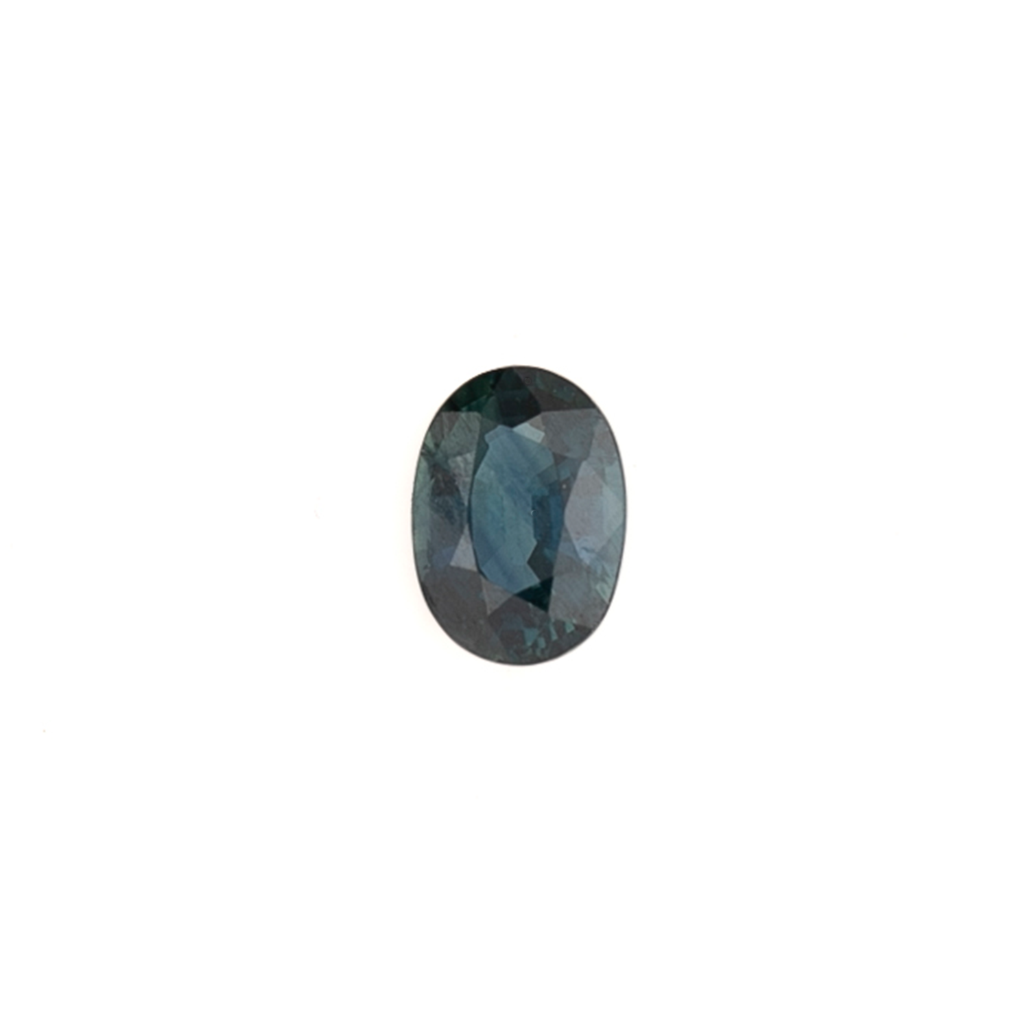 1.06ct Oval Cut Dark Teal Blue Madagascar Sapphire SO585