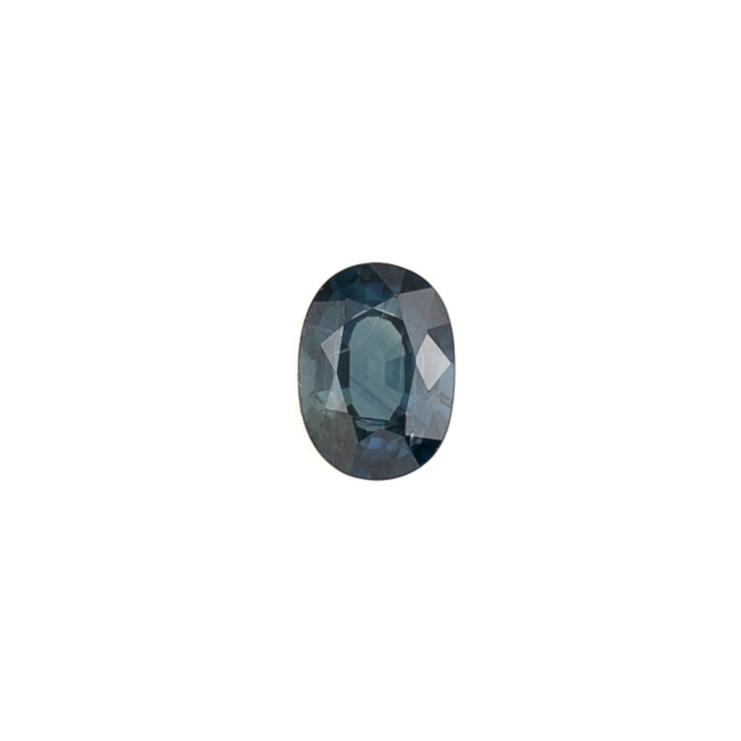 1.08ct Oval Cut Dark Teal Blue Madagascar Sapphire SO587