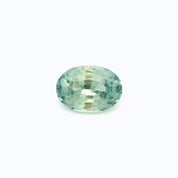 2.26ct Oval Cut Light Blue Green Madagascar Sapphire SO607