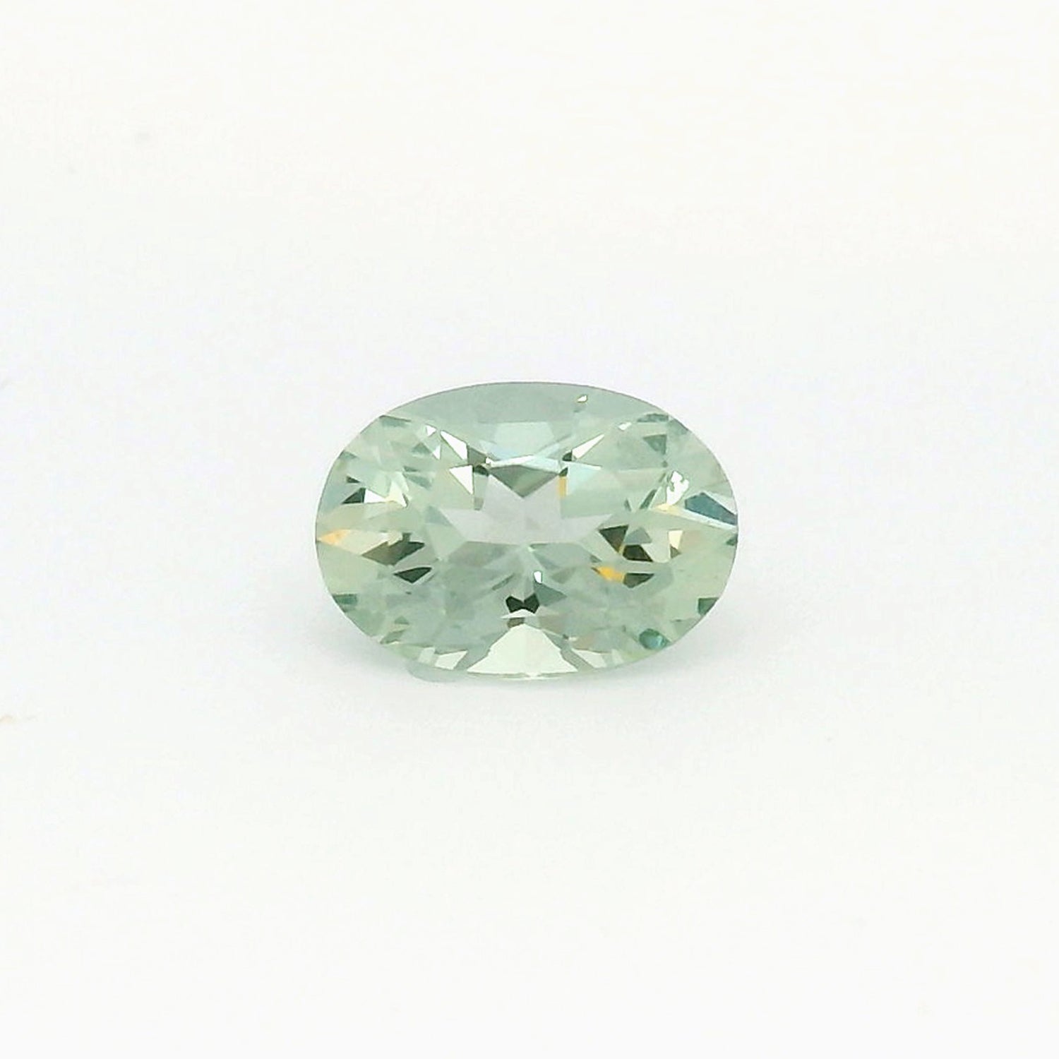 2.23ct Oval Cut Light Blue Green Madagascar Sapphire SO608