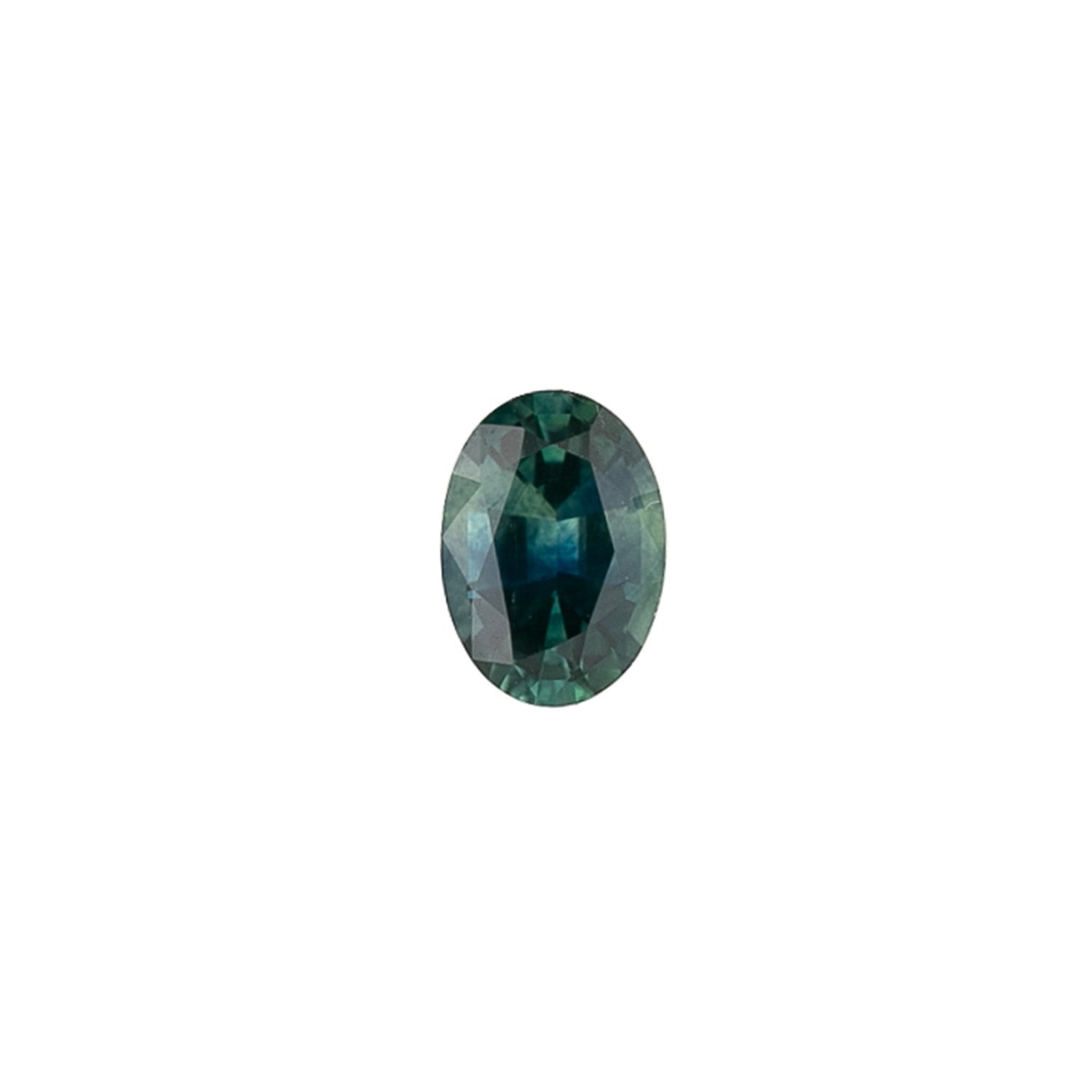 1.00ct Oval Cut Blue Green Montana Sapphire SO738