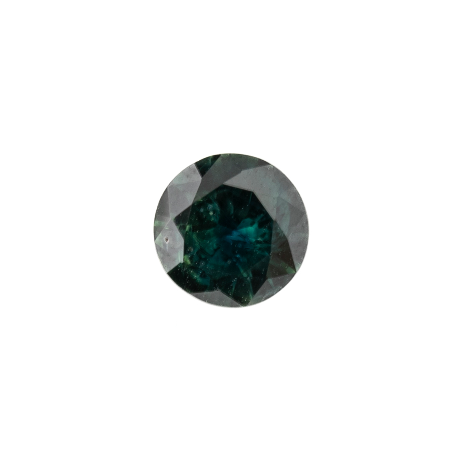 1.97ct Round Cut Blue Green Teal Sapphire SR352