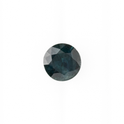 1.63ct Round Cut Deep Teal Blue Sapphire SR353